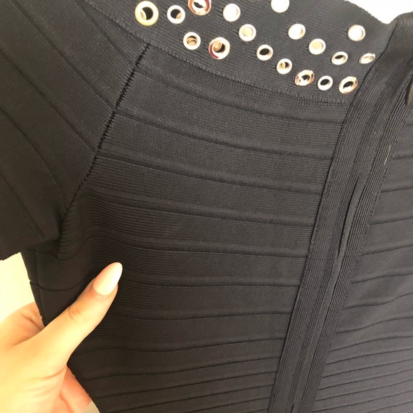 Herve Leger Black Bandage dress size xs - Picture 4 of 8